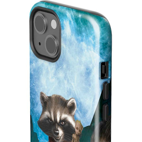 Marvel Rocket and Baby Groot Cosmic Bond iPhone 15 Impact Case